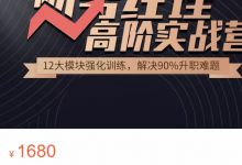 财务经理高阶实战营 高清完整版-星星拼课网