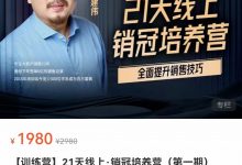 倪建伟 21天线上销冠培养营-星星拼课网