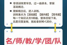 大表哥高考 1对1辅导 高考数学训练营-星星拼课网