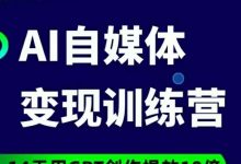 台风AI自媒体+爆文变现营-星星拼课网