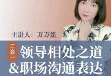 万万姐合集4套 万万姐的职场成长课-星星拼课网