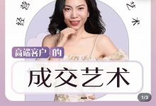 Mini姐《高端客户的成交艺术》完整版-星星拼课网
