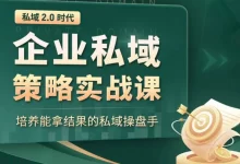 考拉 私域2.0:企业私域策略实战课-星星拼课网