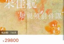 朱佳航·短视频创作课2.0-星星拼课网