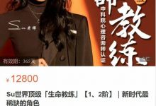 Su世界顶级「生命教练」【1、2阶】|新时代最稀缺的角色-星星拼课网