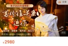 谢胜子高价值关系运作-星星拼课网