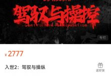 甄琦学长《入世2：驾驭与操纵》完整版-星星拼课网