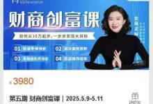 张萌财商创富课第五期-星星拼课网