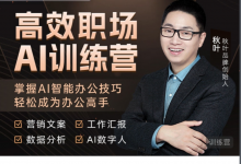 【第10期】秋叶高效职场AI训练营-星星拼课网