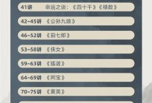 马玉炜《趣读聊斋志异》视频课-星星拼课网