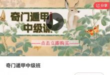 玄而未决奇门中级班-星星拼课网