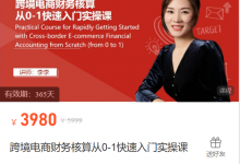 跨境电商财务核算从0-1快速入门实操课-星星拼课网