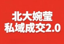 北大婉莹小姐姐课程私域成交2.0-星星拼课网